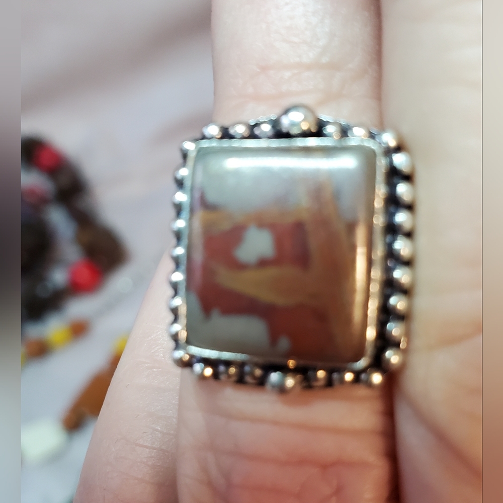 Jasper SIZE 5 1/4 Natural Gemstone